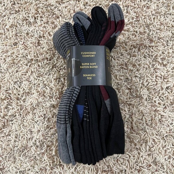 Ted Baker Men's Soft Cushion Comfort Dress Sock, 6-Pair (New) - Picture 5 of 7